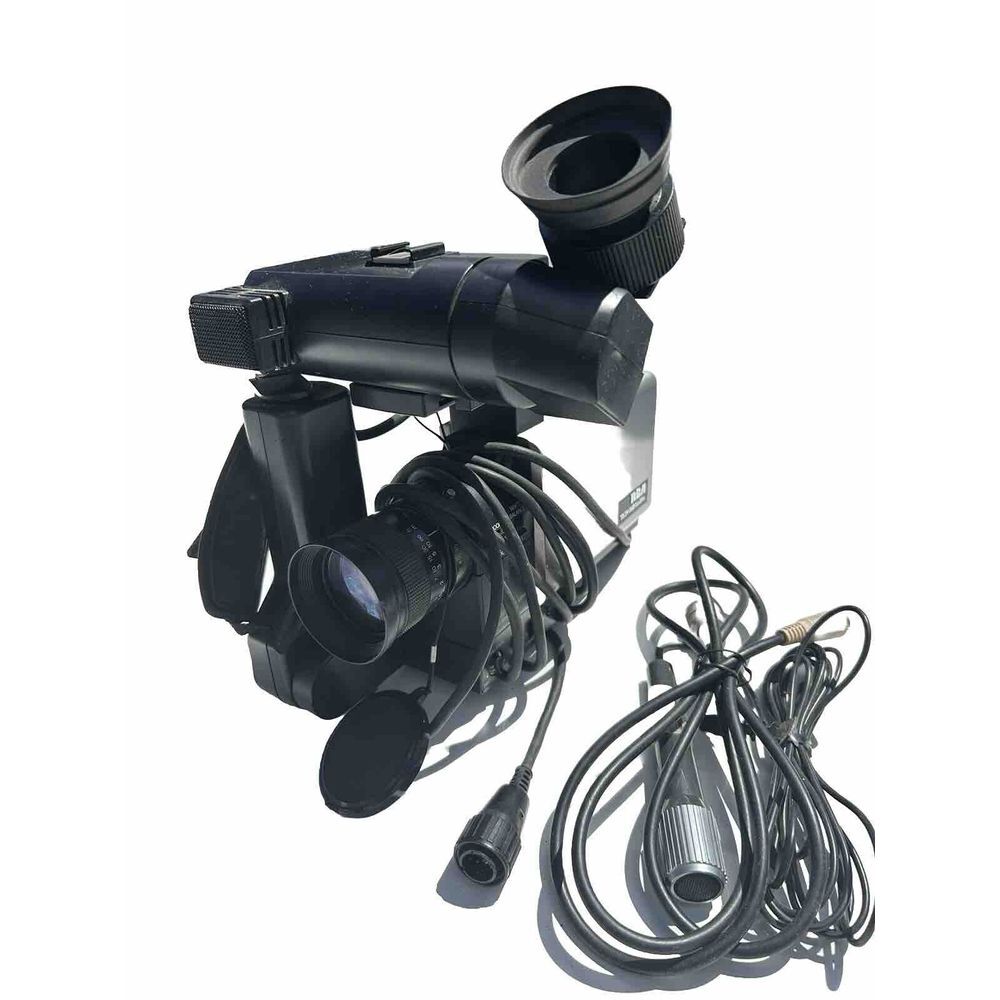 Vintage RCA CKC-018 Video Camera Untested With Vtg Bell & Howell Microphone Unt.